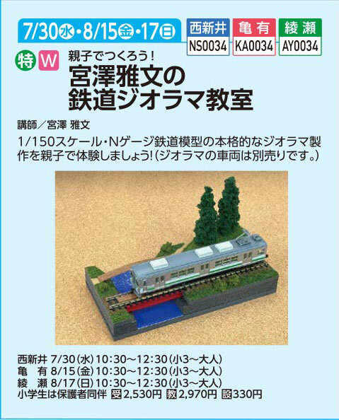 宮澤雅文の鉄道ジオラマ教室
