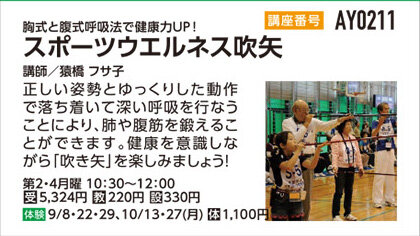 スポーツウエルネス吹矢