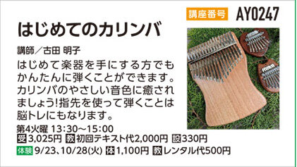 はじめてのカリンバ