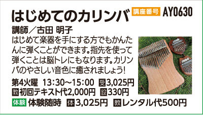 はじめてのカリンバ