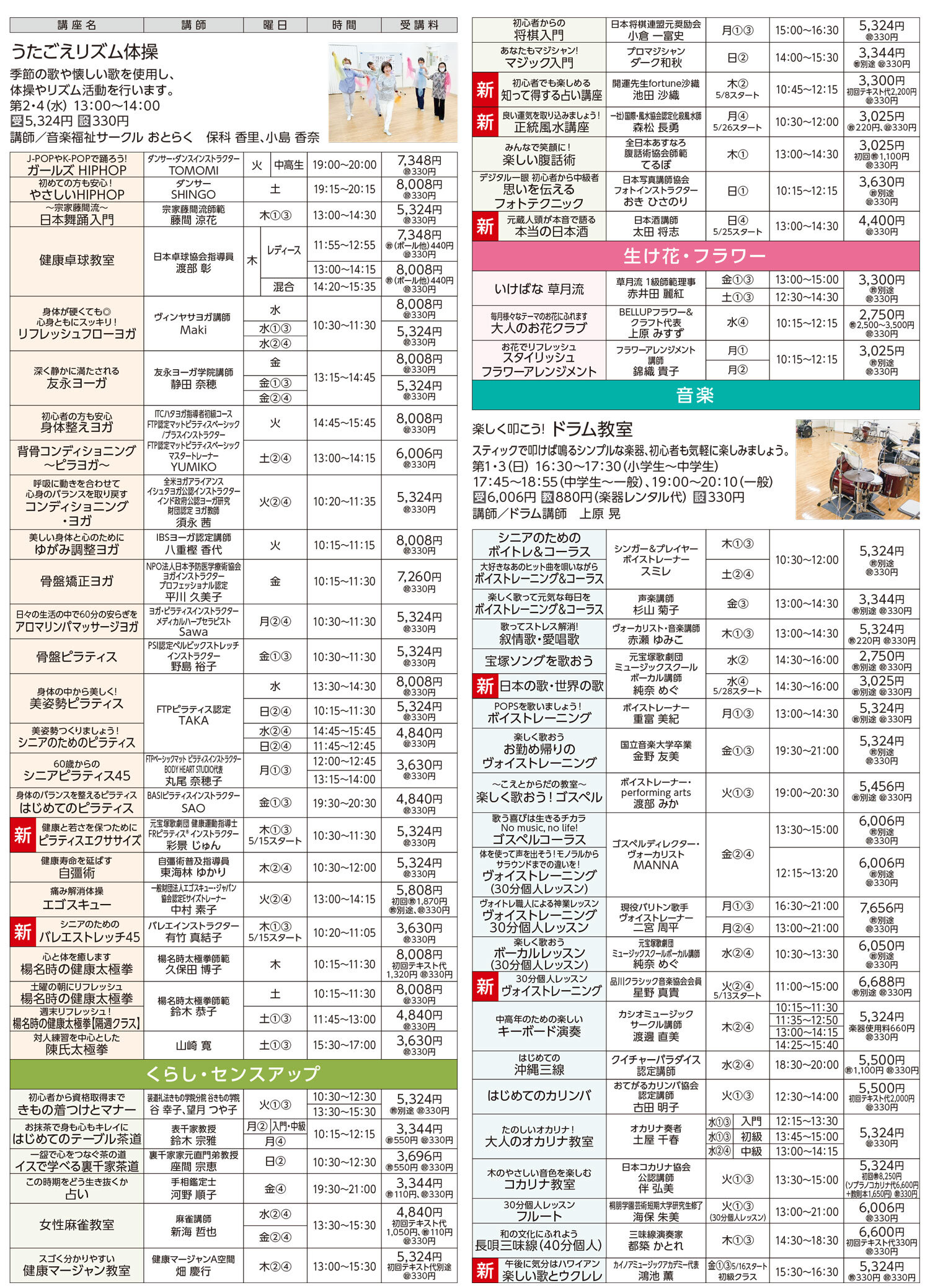 セブンカルチャークラブ橋本WEBチラシ