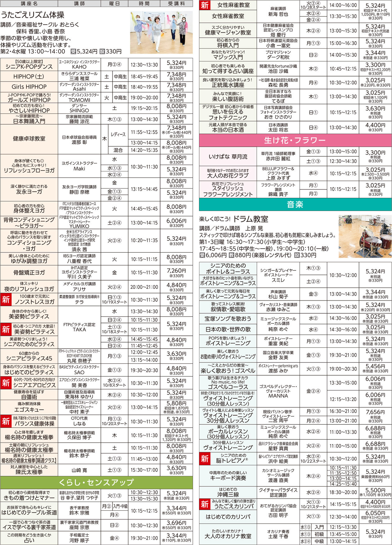 セブンカルチャークラブ橋本WEBチラシ