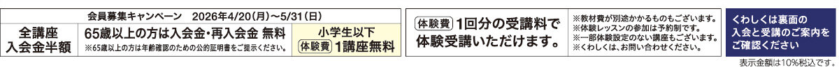 メゾンカルチャークラブ橋本WEBチラシ