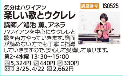 楽しい歌とウクレレ