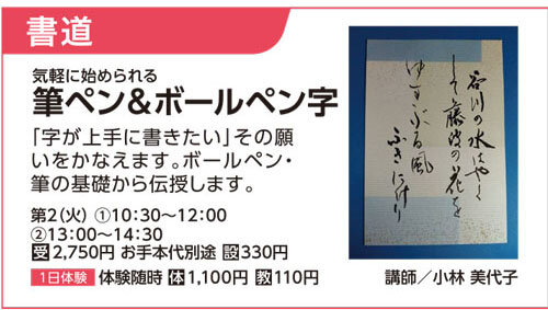筆ペン＆ボールペン字