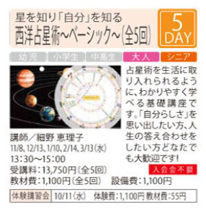 西洋占星術～ベーシック