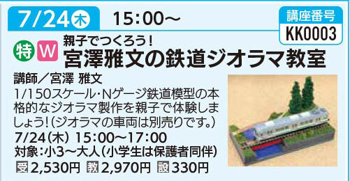 宮澤雅文の鉄道ジオラマ教室