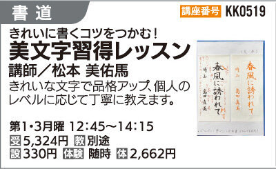 美文字習得レッスン