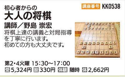 大人の将棋