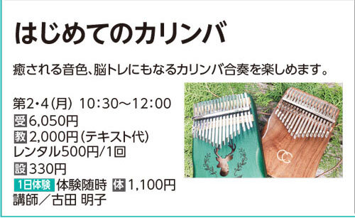 はじめてのカリンバ