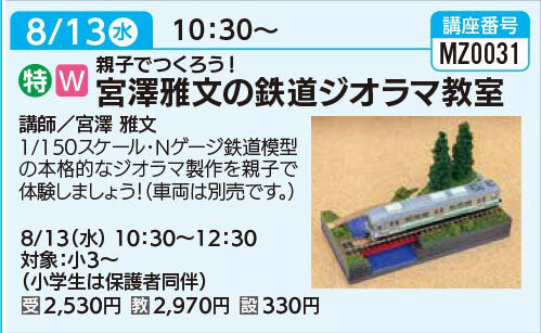 宮澤雅文の鉄道ジオラマ教室