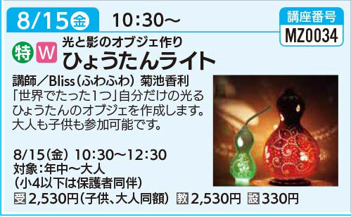 ひょうたんライト