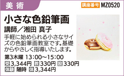 小さな色鉛筆画