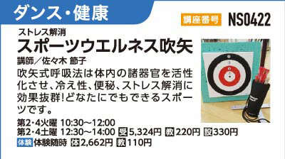 スポーツウエルネス吹矢