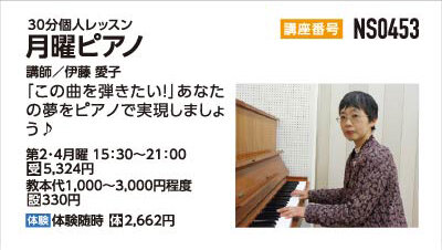 ピアノ30分個人レッスン