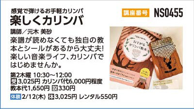 楽しくカリンバグループレッスン