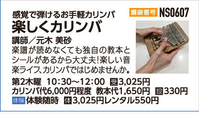 楽しくカリンバグループレッスン