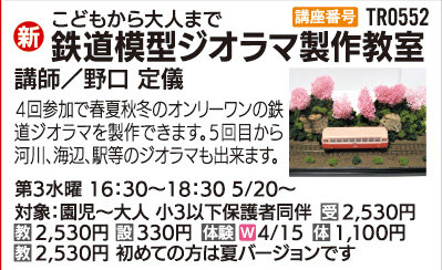 鉄道模型ジオラマ制作教室