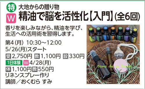 精油で脳を活性化（入門）