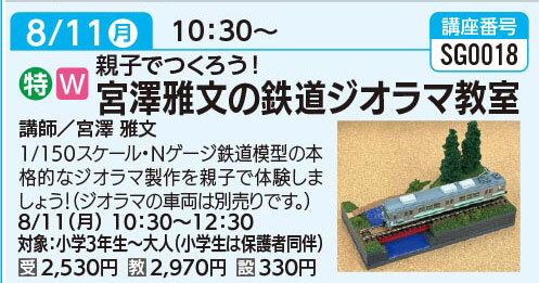 宮澤雅文の鉄道ジオラマ教室