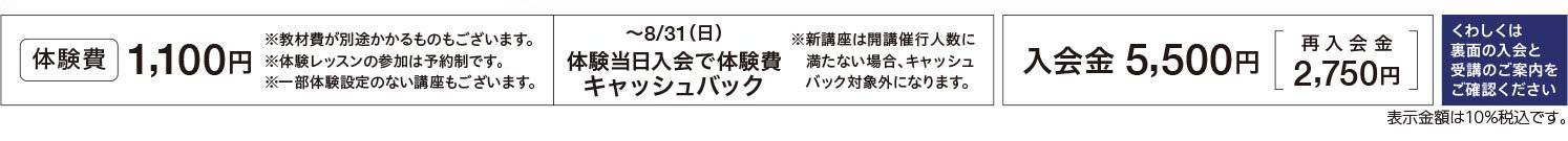 セブンカルチャークラブ蘇我WEBチラシ