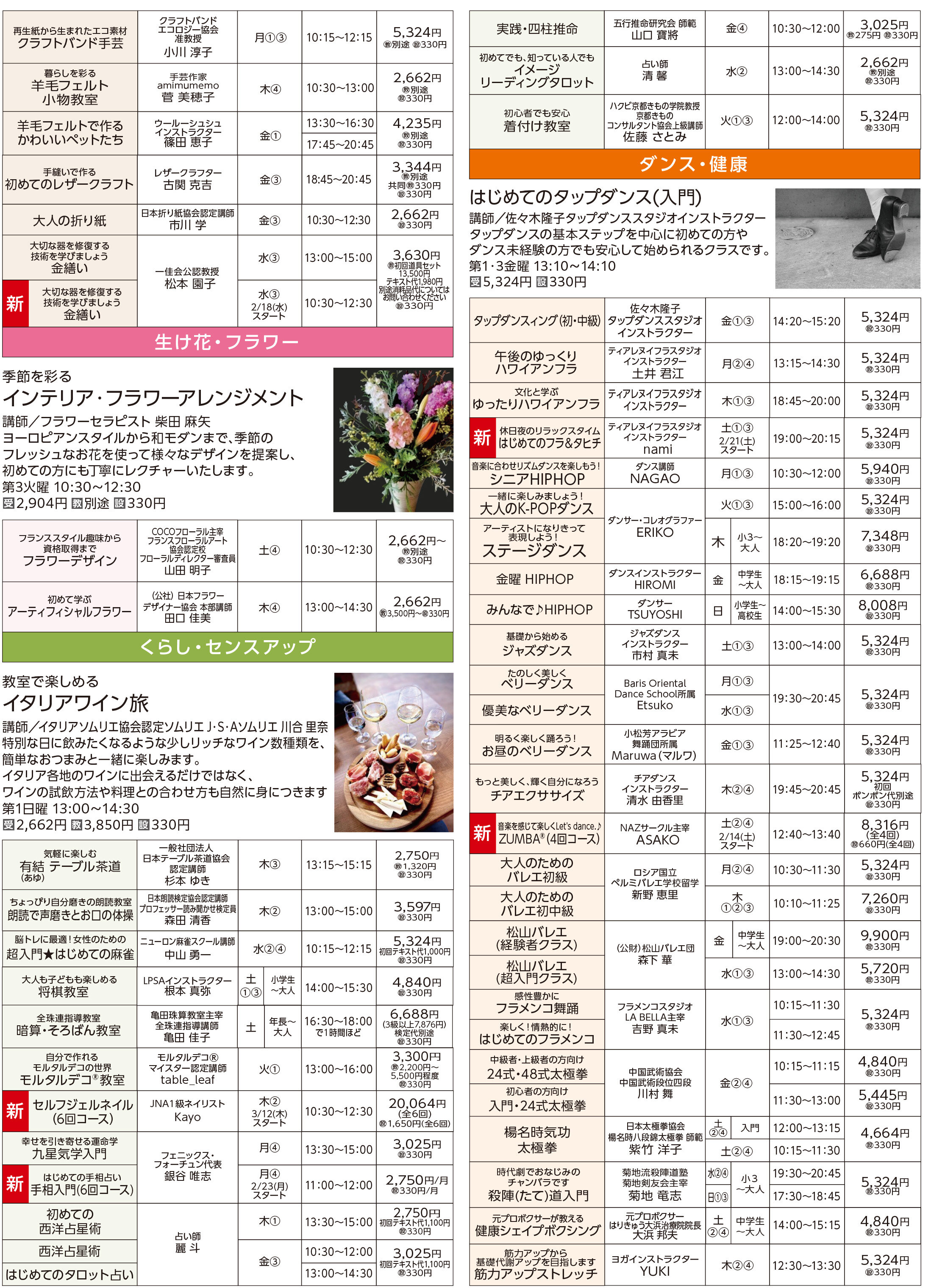 メゾンカルチャークラブ蘇我WEBチラシ