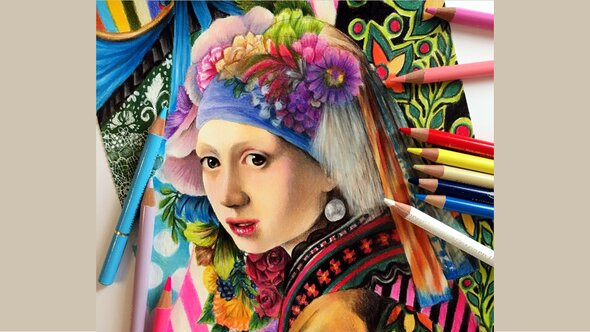 t.s.megのクリスマス アート塗り絵