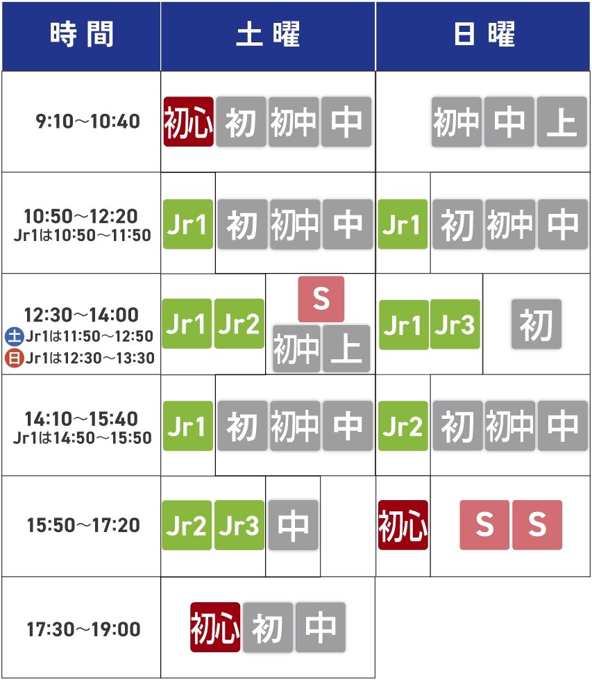 タイムテーブル