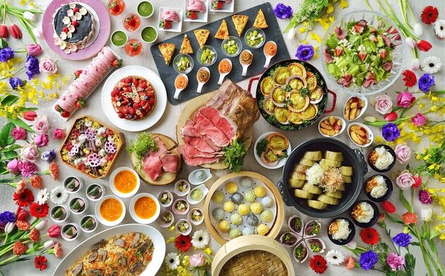 ホテル椿山荘東京　春のお花見ランチ＆ディナービュッフェ