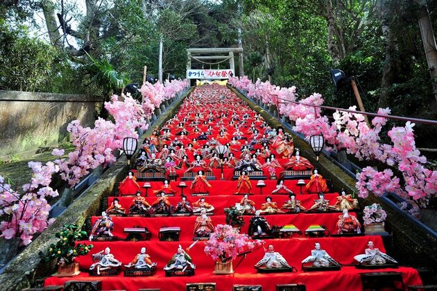 ＜日帰りバスの旅＞ ひと足早い春を見つけに南房総へ</br>頼朝桜＆かつうらビッグひな祭り