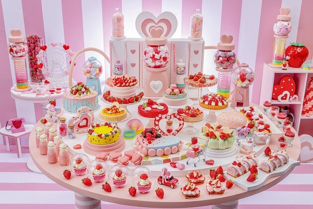 年に一度の苺の祭典！いちごスイーツビュッフェ</br>ヒルトン東京『ストロベリー・ハートファクトリー』