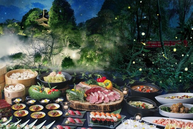 初夏の風物詩　ホテル椿山荘 東京   ほたるの夕べ ディナービュッフェ