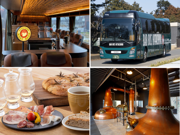 バーカウンターを備えた夢のバス「BAR BUS HITACHINO」で巡る　常陸野ガストロノミーバスツアー