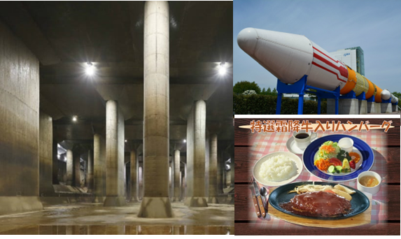 巨大地下神殿「首都圏外郭放水路」＆JAXA筑波宇宙センターガイド付き見学バスツアー