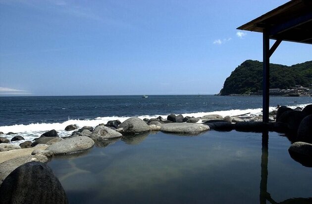 ～波打ち際の露天風呂～<br />東伊豆・北川温泉「つるや吉祥亭」宿泊プラン